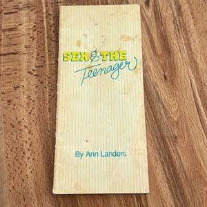 Vintage pamphlet S*x and The Teenager by Ann Landers